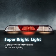 Luz de Freio LED 3ª Geração G-PLUS para Ford F150 (2015-2017) e Super Duty (2017) - Segurança e Estilo com Lente Vermelha/Clara e Carcaça Cromada - imagem 4