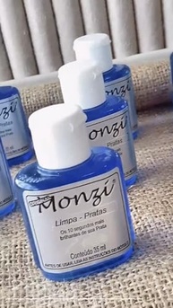 Monzi Limpa Prata 35ml - Fórmula Original para Brilho e Proteção de Peças em Prata - imagem 5