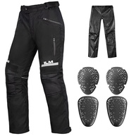 ILM Calça masculina de motocicleta, motocross, com forro à prova d'água, destacável, blindado, para todas as estações, modelo PO1N - imagem 1