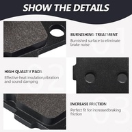 Pastilhas de Freio Dianteiras Cyleto KEVLAR para Honda TRX 420/400 - Frenagem Potente e Durável - imagem 5