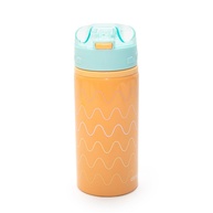 Garrafa Infantil Clingo Fresh em Alumínio 580ml com Canudo Seguro - Laranja - imagem 1