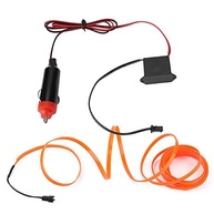 Luz de LED Fria Laranja para Carro 12V - Ilumine seu Veículo com Estilo e Flexibilidade (2m) - imagem 2