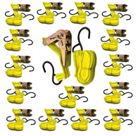 Conjunto 16 Peças de Catraca com Ganchos S: Amarração Segura para Carga, Motos e Mais! - imagem 1