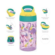Kit com 2 Garrafas Infantis Zak Desert Life 473ml - Canudo Dobrável e Sem BPA - imagem 5