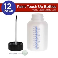 Garrafas de Retoque de Tinta com Pincel e Tampa de Segurança - 12 Unidades 140ml - imagem 3