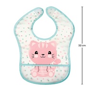 Babador com Bolso Gatinho Impermeável da Buba - Proteção Confortável e Estilosa para Bebês - imagem 5