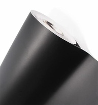 Adesivo Vinil Envelopamento para Geladeira Preto Fosco 6x1m - Transforme sua cozinha com estilo - imagem 2