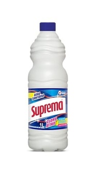 Suprema Água Sanitária 1L - Limpeza Profunda com 99,9% de Eliminação de Germes - imagem 2
