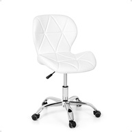 Cadeira Office Eiffel Slim Base Giratória Branco - Design Moderno e Conforto Ergonômico - imagem 1