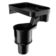 Bandeja Giratória 360° para Carro: Mesa Ajustável e Antiderrapante para Lanches e Bebidas - imagem 2