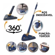 Mop Triangular Giratório 360° com Espremedor - Limpeza Profunda em Pisos, Vidros e Parede - imagem 5