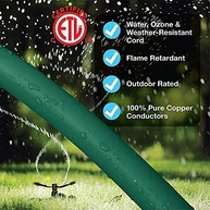 Cabo de Extensão Externo Clear Power 24,4m Verde Gramado - Ideal para Jardim e Decoração de Natal - imagem 5