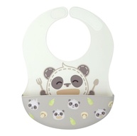 Babador de Silicone Grande Cobertura Total Panda - Marcus & Marcus - imagem 1