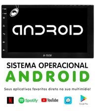 Central Multimídia H-Tech HT-7225CA 7" Android 2GB/64GB com Câmera - Seu Carro Conectado e Moderno! - imagem 5