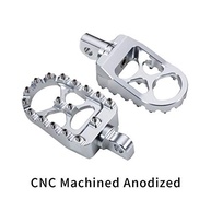 Pedaleiras CNC Rotativas 360° Estilo Bobber Chopper MX para Harley Davidson - Prata - imagem 3