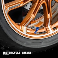 2x Hastes de Válvula de Pneu de Moto 90° CNC Alumínio - Segurança e Estilo - imagem 4