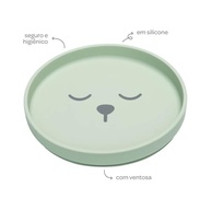 Pratinho em Silicone com Ventosa Gumy Verde - Seguro, Higiênico e Prático para Bebês - imagem 4