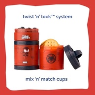 Whiskware Recipientes Empilháveis Homem-Aranha - 3 Copos com Design Oficial Miles Morales - imagem 5