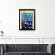 Quadro Decorativo 30x42cm Hoponopono | Design Moderno com Moldura Premium - imagem 3