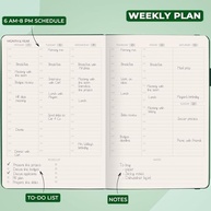 Agenda SL Horário A5 Verde Floresta - Organize Sua Rotina com Estilo - imagem 5