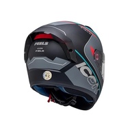 Capacete Peels Icon Pro Field Preto Fosco/Ciano 58: Segurança e Estilo com Óculos Interno - imagem 5