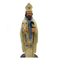 Estátua de São Bras - Protetor da Garganta | Imagem em Resina Italiana 15cm - imagem 3