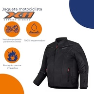 Jaqueta Moto X11 Masculina Stretch Plus Size Impermeável - imagem 5