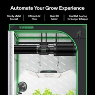 Ventilador de Duto AeroZesh G6 388 CFM - Controle Inteligente PWM para Cultivo Indoor - imagem 4