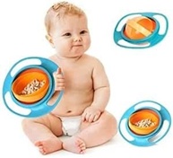 Potinho Tigela Prato Mágico 360° Graus Infantil - Seguro, Ergonômico e Antideslizante para Bebês (Laranja) - imagem 4