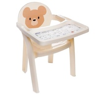 Poltrona Cadeirinha Infantil Portátil com Bandeja para Colorir - Plasútil Bege - imagem 2