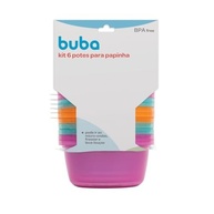 Kit 6 Potes para Papinha Infantil Rosa - Congelamento Seguro e Prático - imagem 5