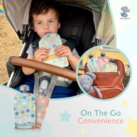 Little Whispers Bolsas Reutilizáveis para Alimentação Infantil - 10 Unidades com Bico Ergonômico - imagem 5