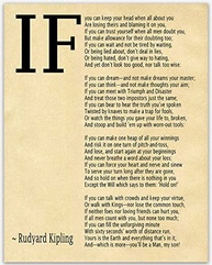 Impressão Artística do Poema 'If' por Rudyard Kipling - Pôster de Parede Inspirador em Pergaminho (5 x 7) - imagem 2