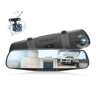 Câmera de Ré Inteligente Full HD 1080p 4.3" com Duas Câmeras e Sensor G - imagem 1