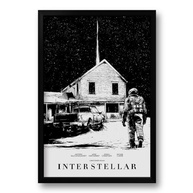 Quadro com Moldura Filme Interestelar 40x60cm - Design Premium em Madeira Ecológica - imagem 2