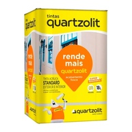 Kit Tinta Quartzolit Gelo 18L + Trincha Dupla 571: Acabamento Perfeito para Paredes Internas e Externas - imagem 1