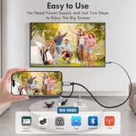 Cabo Lulaven 2 em 1 Lightning/Tipo-C para HDMI: Conecte iPhone e iPad à TV em Alta Definição! - imagem 4