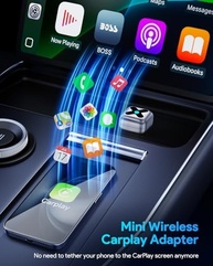 Adaptador CarPlay Sem Fio FAHREN: Liberte seu iPhone e Android no Carro! - imagem 3