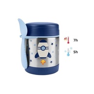 Skip Hop Frasco Isolado para Comida de Bebê com Garfo - Designs Divertidos e Mantém Alimentos Quentes ou Frios - imagem 5