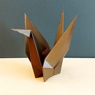 Elegante Estatueta Pássaro Tsuru P - 10 cm em Bronze Toque 3D - Decoração e Simbolismo Japonês - imagem 4