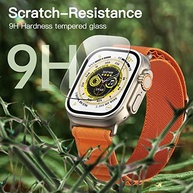 JETech Película de Vidro para Apple Watch Ultra 3/2/1 49mm: Proteção HD Transparente (3 Unidades) - imagem 5