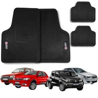 Tapete Emborrachado Fiat Palio 96-99+: Jogo 4 Peças Premium Antiderrapante - imagem 2