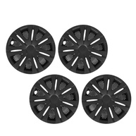 Jogo 4 Calotas Aro 13 Preto Fosco LiebeWH para Fiat Panda, Seat Ibiza e Outros - Design Premium e Proteção - imagem 4
