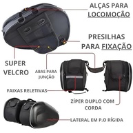 Alforge Moto Baslu 58L: Impermeável, Universal e Espaçoso para Sua Jornada - imagem 4