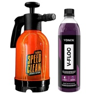 Kit Vonixx Snow Foam V-Floc 500ml + Pulverizador Kers: Limpeza Profissional para Seu Carro! - imagem 1