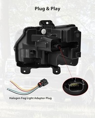 Farol de Neblina LED KEWISAUTO para Ford F150 King Ranch/Platinum 2024-2025 (Lado Passageiro) - Luz Diurna DRL - imagem 5