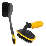 Kit Essencial 2 Peças: Escova para Rodas e Pneus - Limpeza Profunda para Seu Carro - imagem 1
