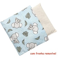 Bolsa de Sementes para Cólica de Bebê - Kit 2 Unidades Dino Branco + Safari Cinza - imagem 5