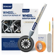 Kit de Retoque de Rodas Preto Brilhante - Caneta de Pintura para Arranhões e Reparos Rápidos - imagem 1