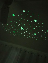 Kit 165 Estrelas Luminosas que Brilham no Escuro - Decore com Magia e Estrelas! - imagem 5